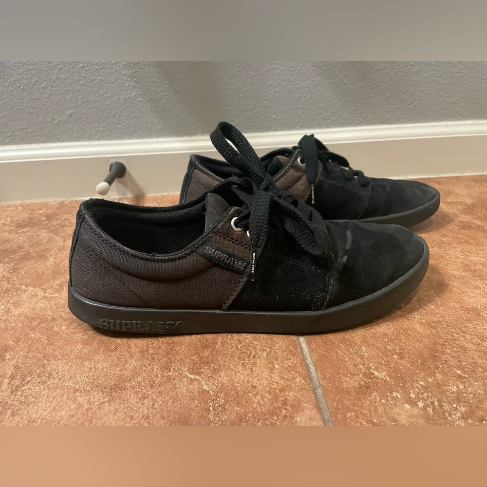 Supra Stacks Vulc II Black Skate Shoes Size 9 Skytop, Vaider, Spectre, Muska